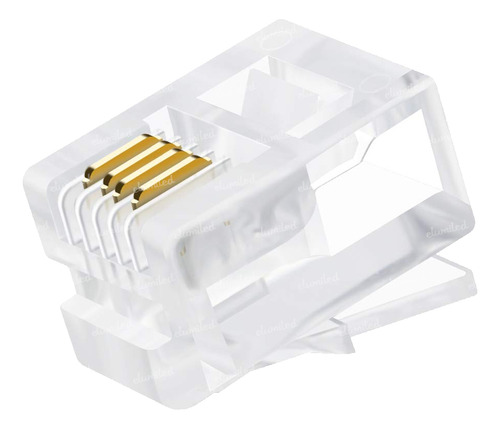 Conector Rj11 Macho 6p4c Pack X20