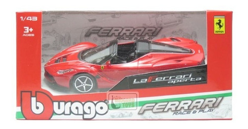 Ferrari Laferrari Aperta Race & Play Box 1/43 Burago