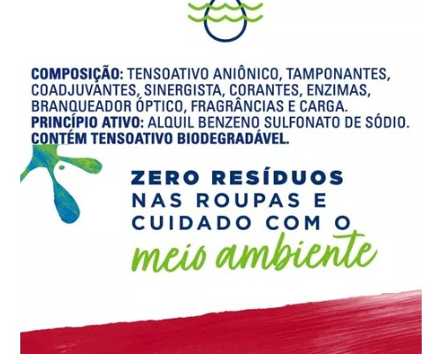 Sabão Em Pó Omo Lavagem Perfeita 2,4kg Rende 30 Lavagem