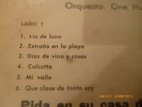 Vinilo Lp De One Hundred And One Strings Extraño En La(xx280 (Usado)