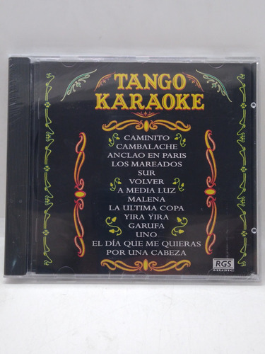 Karaoke Tango Cd Nuevo