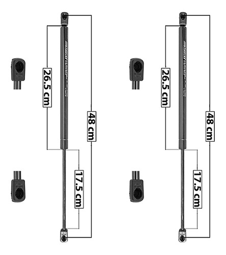 (2) Amortiguadores 5a Puerta Dodge Caliber 2007-2012 Spart