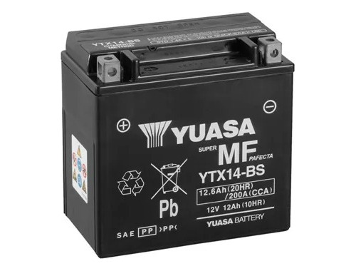 Bateria Yuasa Ytx14-bs Distribuidor Oficial Envio Gratis *