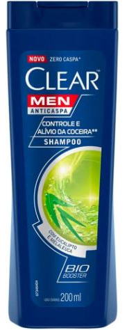 Shampoo Clear Men Anticaspa Controle Da Coceira 200ml