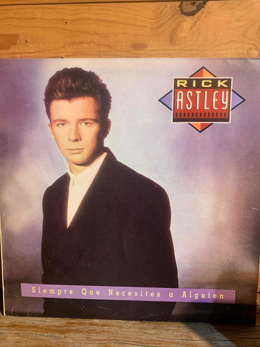 Lp Rick Astley Never Gonna Give You Up Vinilo Original 1987