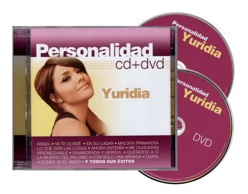 Yuridia Personalidad Disco Cd + Dvd