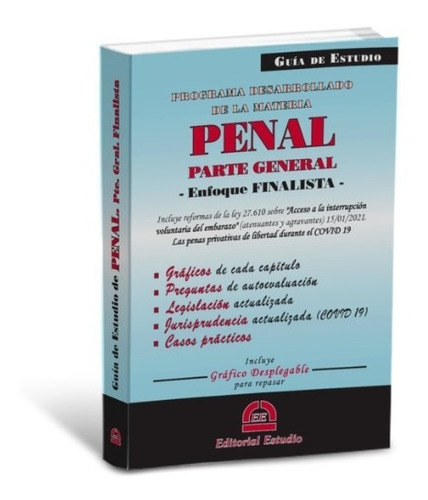 Guía De Estudio Penal Parte General Enfoque Finalista