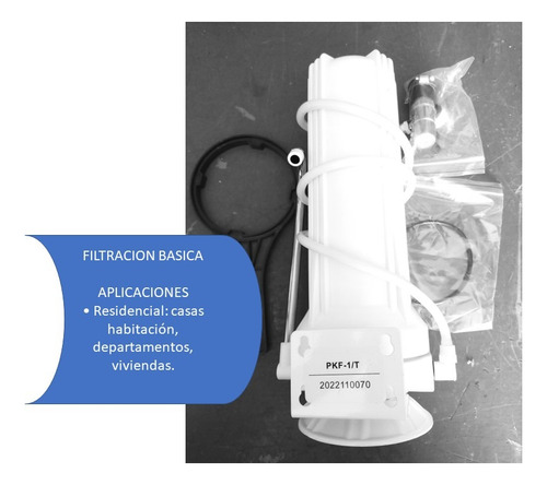 Sistema De Filtracion Purikor 1 Etapa Pkf-1 Filtro Para Agua