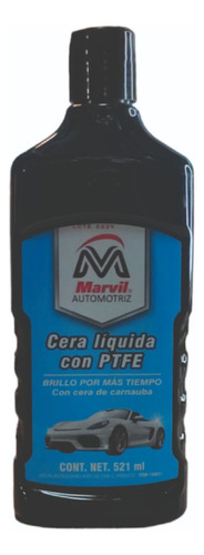 Kit 3 Ceras Liquida Marvil Azul Ptee Y Silicón Para Auto