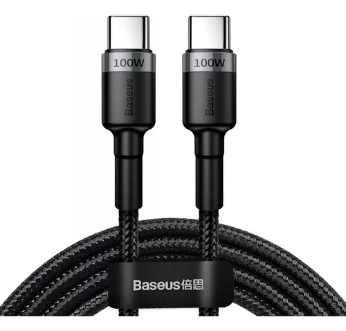 Cable Baseus 2 M Usb Tipo C A C Pd 2.0 Q.c 3.0 100w 20v 5a