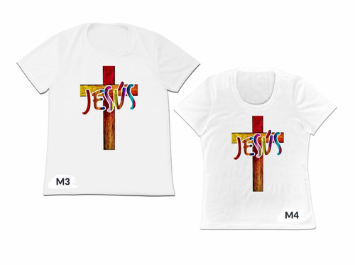 Camisetas Cristianas Para Dama Caballeros Niños Algodon