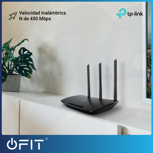Imagen 7 de 9 de Router Wifi Tp Link 450 Mbps 3 Antenas