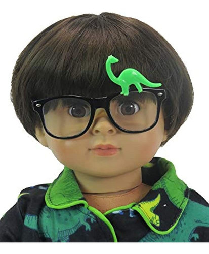 Ropa Para Muñecas, Gafas Con Diseño De Dinosaurio