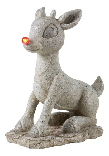 Rudolph Roman Lights - Estatua De Reno De Nariz Roja, Alimen