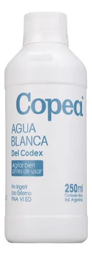 Agua Blanca De Codex Copea Antiseptica X 250cc