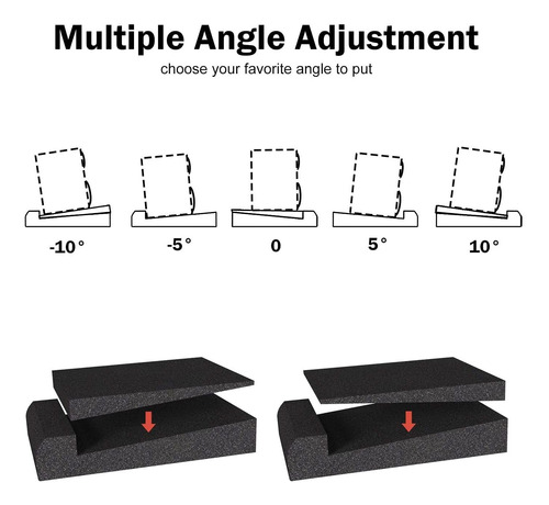 Almohadillas De Aislamiento Para Monitor De Estudio, 2 Unida