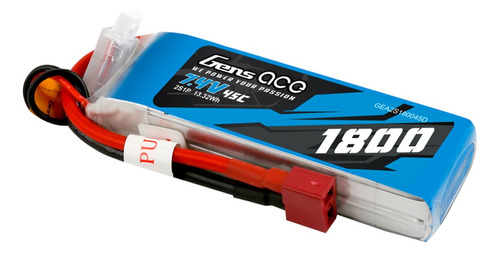 Batería Lipo 2s 7,4v 1800mah Tattu Gens Ace 45c Dean Plug 