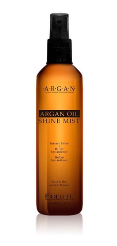 Restaurador Instantaneo Shine Mist Argan Oil Fidelite Argan 