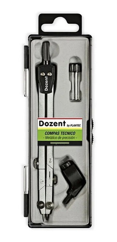 Imagen 1 de 4 de Compas Dozent 19201 Metalico Con Prolongador Telescópico