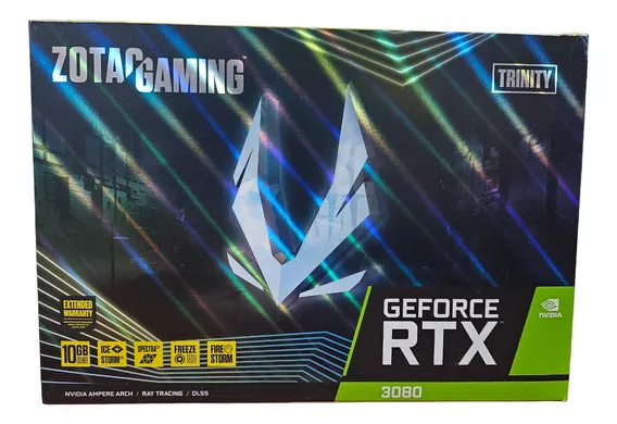 Placa De Video Geforce Rtx 3080 Lhr Zotac Trinity