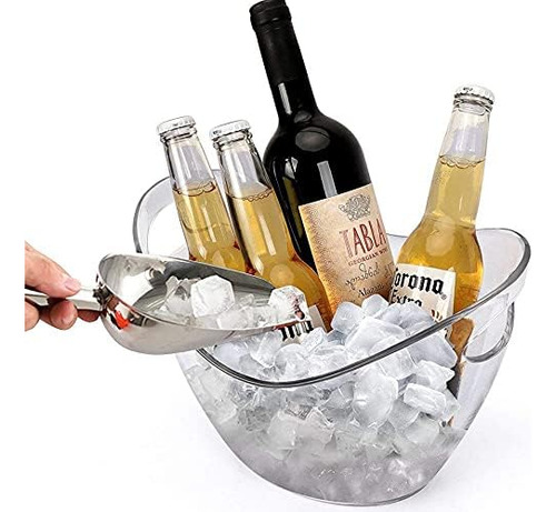 Enfriador Vino Y Tina Bebidas Para Fiestas Cubo Hielo Acrili