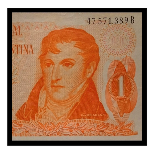 Argentina Billete 1 Peso Ley 1971 Serie B Sc Bot 2303