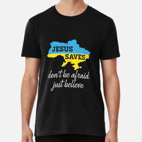 Remera Jesus Salva Apoya Ucrania Mapa Fe Cristiana Confianza