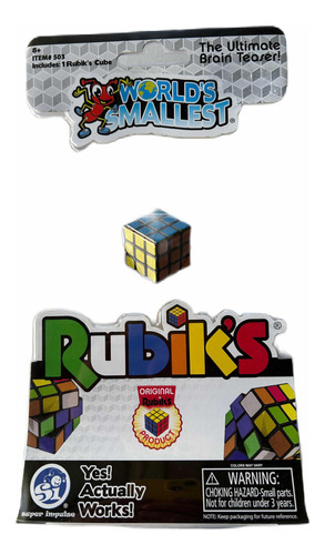 Juguete Marca Worlds Smallest Modelo Rubiks Marca Si Import