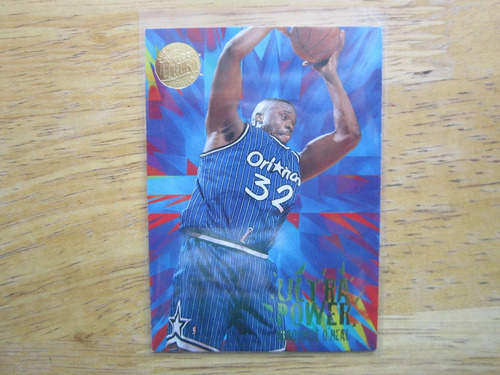 Shaquille Oneal Tarjeta Fultra Gold Medallion Ultra Power