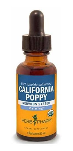 Herb Pharm Certified Organic Poppy Extract De California