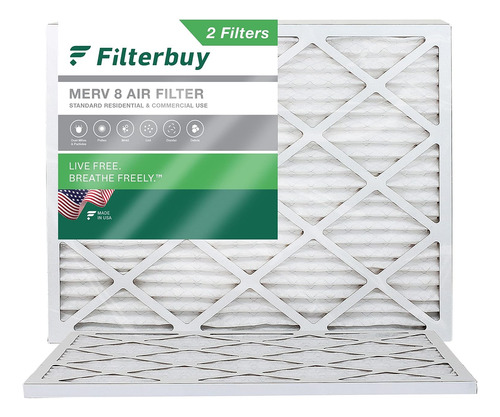 Filtro De Aire Merv 8 De 24 X 25 X 1, Defensa Contra Po...