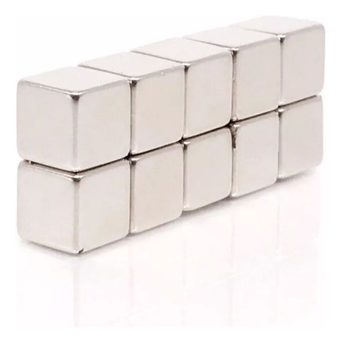 300 Imanes Cubo 10mm X 10mm X 10mm N35 Neodimio