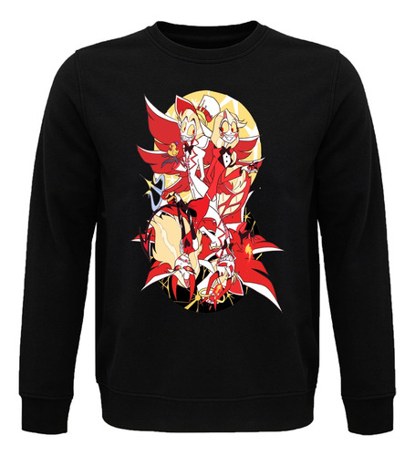 Sudadera Charlie X Lucifer Morningstar Hotel Hazbin Anime 