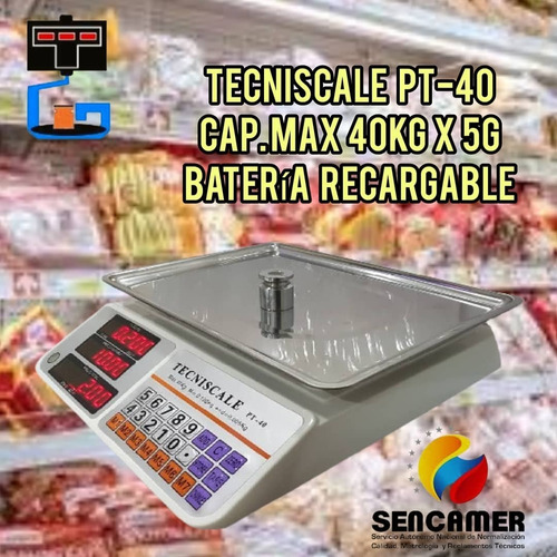 Balanza Tecniscale P T  40 Con Sencamer