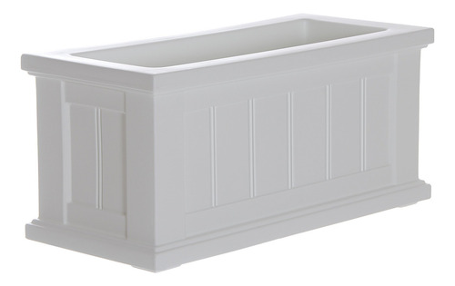 Maceta Polietileno Blanca 24 X 11 Riego Automatico