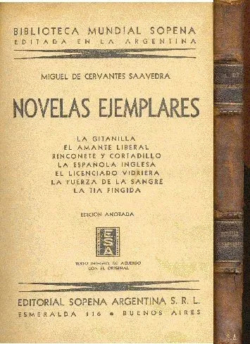 Miguel De Cervantes Saavedra: Novelas Ejemplares