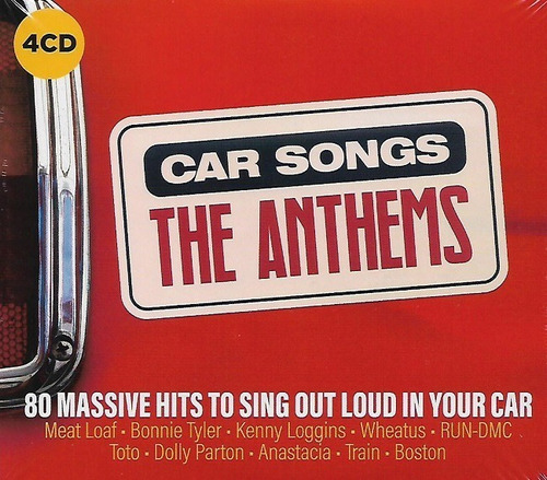 Box 4cds Cars Songs / 80 Massive Hits 80's & 90's (2019) Eur