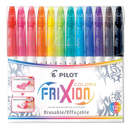 Marcador Pilot Frixion Colors Set (12 Colores)