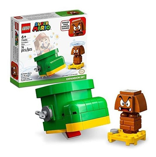 Lego Super Mario 71404 Set De Expansión: Zapato Goomba Cantidad De Piezas 76