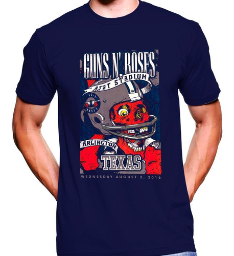 Camiseta Estampada Premium Guns And Roses Gnr 0018
