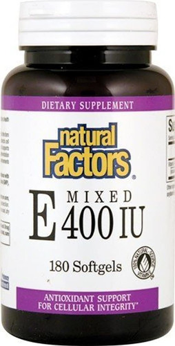 Factores Naturales - Vitamina E Mixta (d-alpha Tocoferol) 40