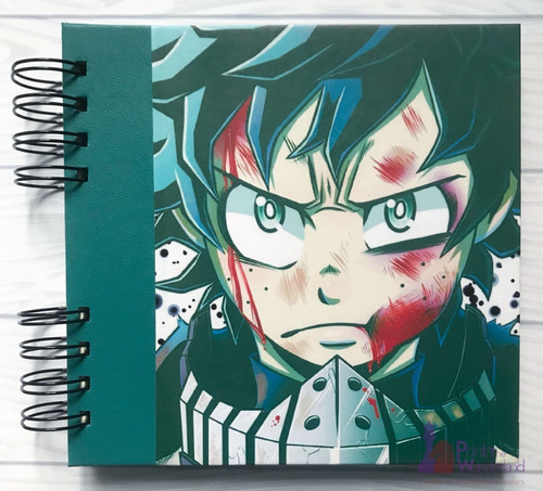 Cuaderno Artesanal De My Hero Academia - Deku / Izuku