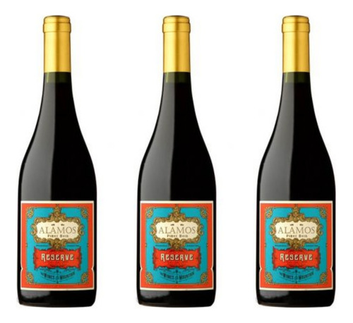 Vino Alamos Reserva Pinot Noir 750ml X3 - Oferta Celler