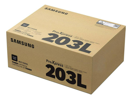 Cartucho De Tóner Samsung 203l, Negro, Modelo: Mlt-d203l