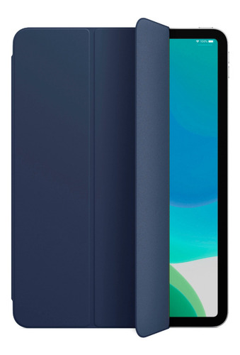 Imagen 6 de 10 de Smart Folio Case iPad Pro 12.9 M1 2021 C/ Pencil Holder Azul