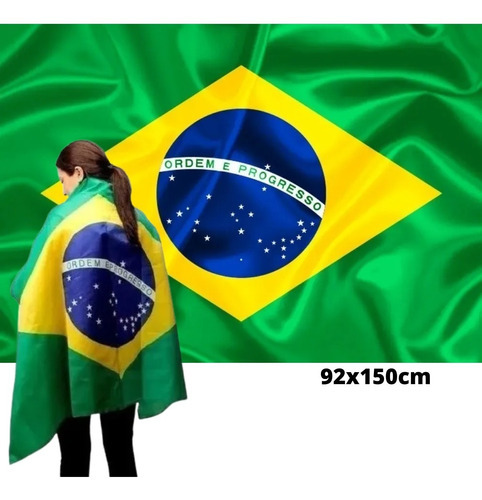 Bandeira Do Brasil Oficial Grande Copa Do Mundo Bolsonaro