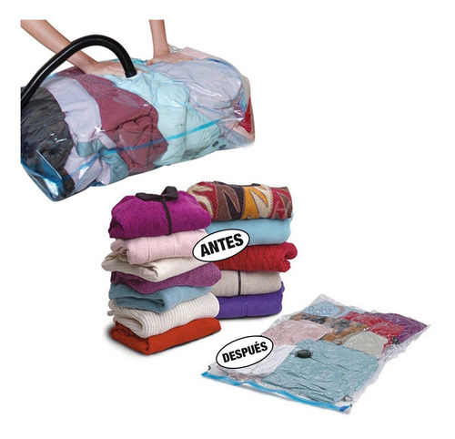 Imagen 3 de 4 de Bolsas Compresoras Ahorra Espacio Para Frazadas Cubrecamas