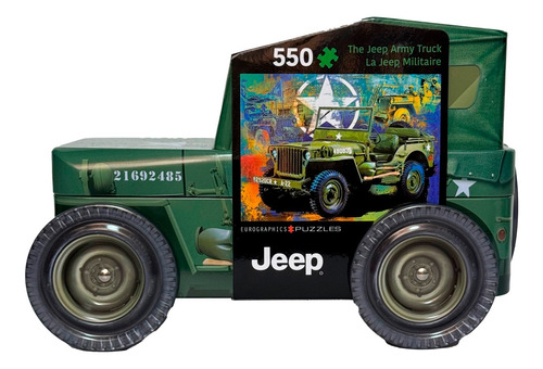 Rompecabezas Eurographics Jeep Militar De 550 Pzs