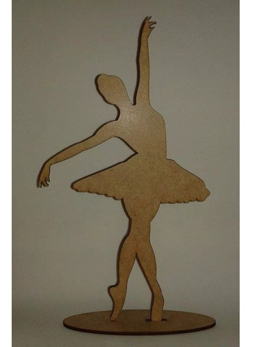 20 Bailarina Mdf 25 Cm Decoração Lembrancinha Aniversario