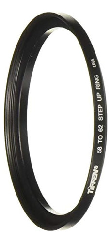 Tiffen 5862sur 58 A 62 Step Up Filter Ring (negro)